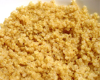 cooked quinoa
