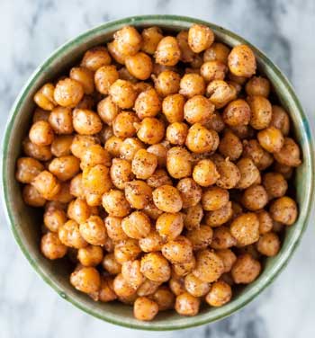 crispy roasted chickpeas